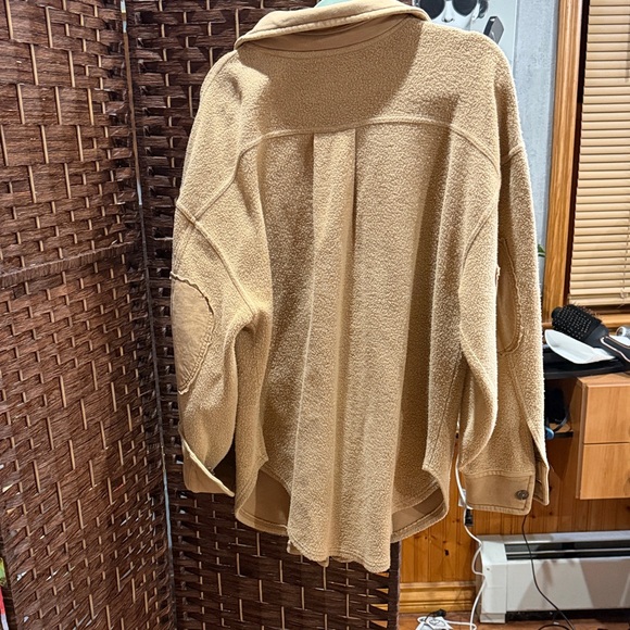 Free People Camel Teddy Jacket - Picture 3 of 3